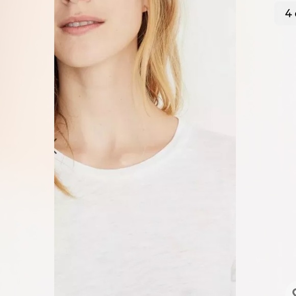 NWT Madewell Whisper Cotton Crewneck Tee - Picture 4 of 6